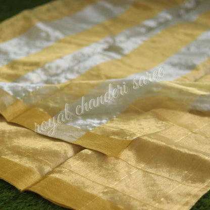 Golden Silk Zari Tissue Saree