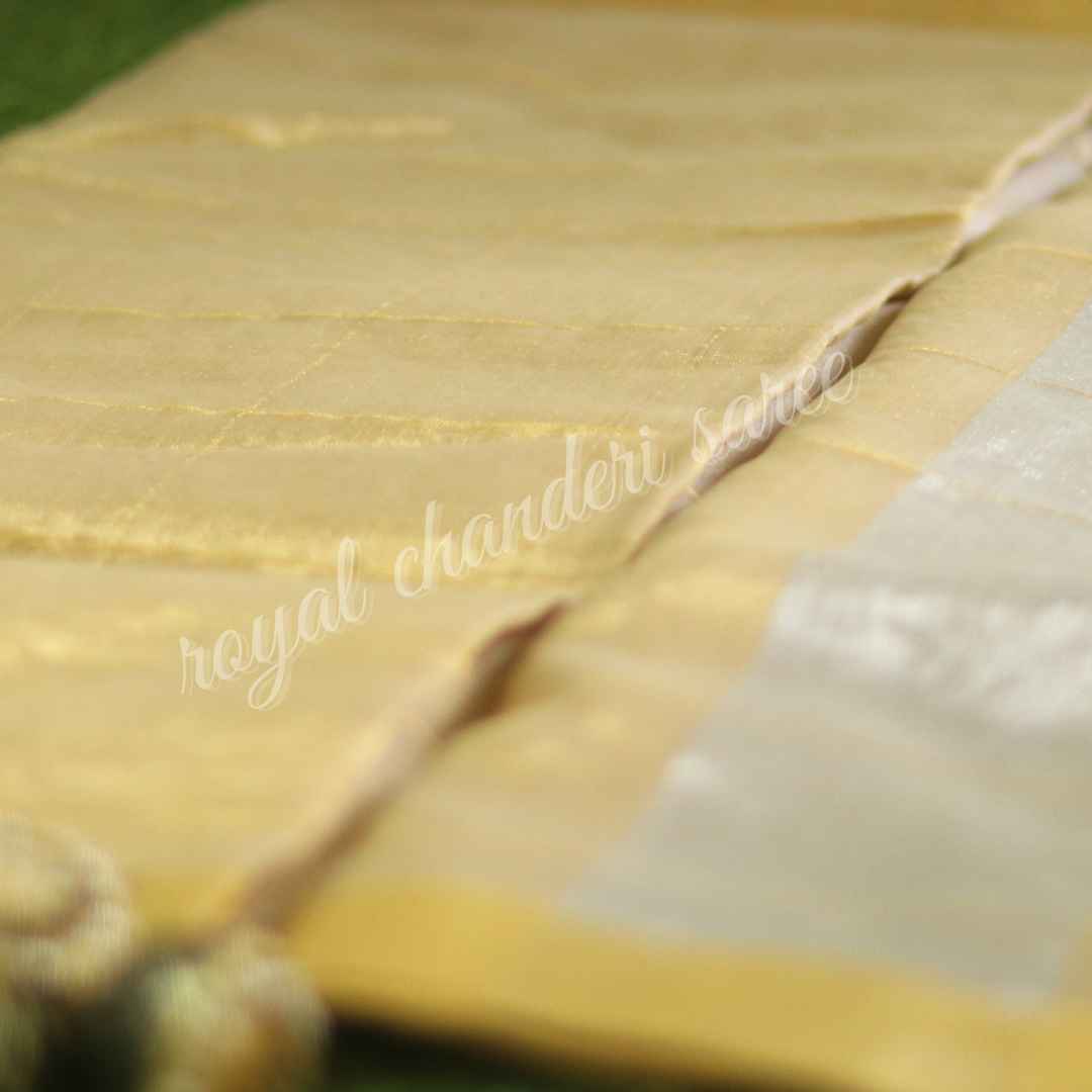 Golden Silk Zari Tissue Saree